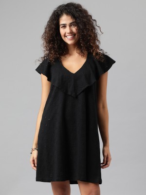 Anai Women A-line Black Dress