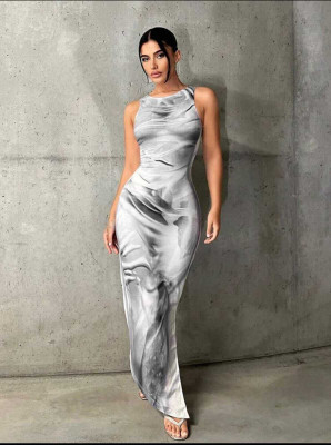 SPIVOZ Women Bodycon Multicolor Maxi/Full Length Dress