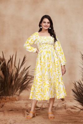 Shivadream Anarkali Gown(Yellow)