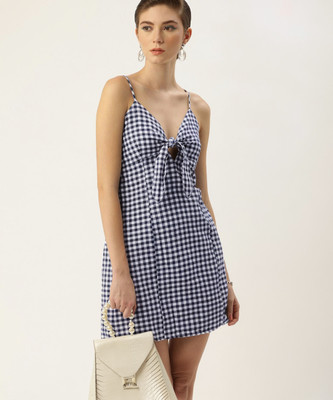 bebe Women A-line White Mini/Short Dress