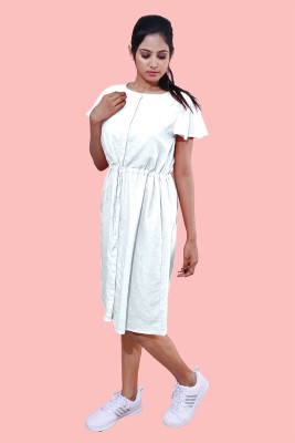 radprix Women Maxi White Dress