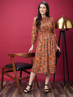 Globus Women Maxi Multicolor Full Length Dress