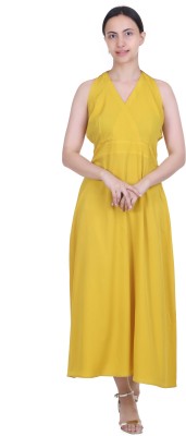 RAMAGIQ Women A-line Yellow Dress