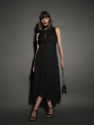 VERO MODA Women A-line Black Dress