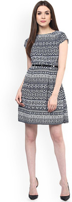Dressberry Women Bodycon Blue Above Knee/Mid Thigh Length Dress