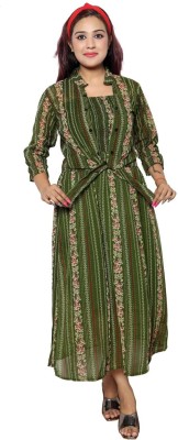 one amore Women Maxi Green Dress