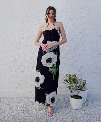 ATHENA Women Bodycon Multicolor Maxi/Full Length Dress