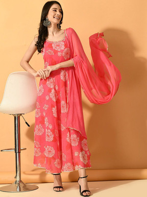 Sangria Women Maxi Pink Full Length Dress