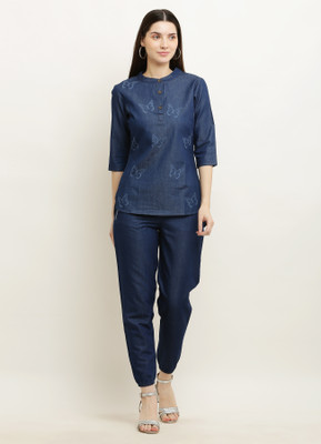 Avyanna Top Palazzos Co-ords Set