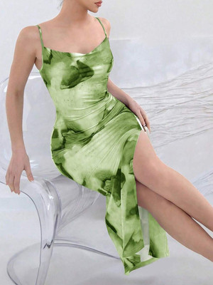 TANDUL Women Bodycon Multicolor Midi/Calf Length Dress