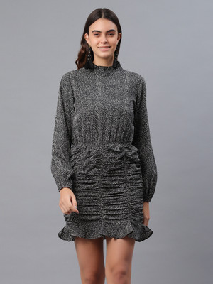 Dressberry Women Balloon/Bubble Black Mini/Short Dress