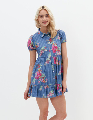 American Eagle Women A-line Multicolor Above Knee/Mid Thigh Length Dress