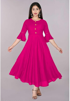 Alastar Women A-line Pink Midi/Calf Length Dress