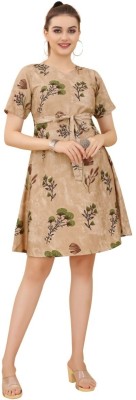 FREEDOMFASHION Women A-line Multicolor Dress