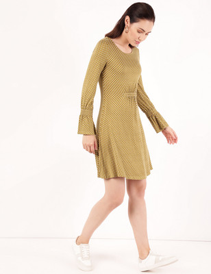 MARKS & SPENCER Women Shift Multicolor Above Knee/Mid Thigh Length Dress