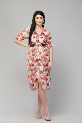 SQEW Women Maxi Red Full Length Dress
