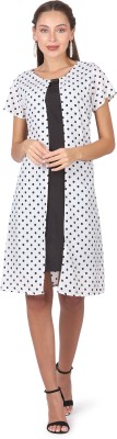 Generations Clothing Women A-line White, Black Dress