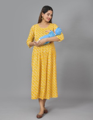 Jaipur Skirt Women Gathered Yellow Dress