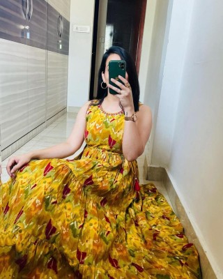 Staylish Fashion Women Embroidered Flared Kurta(Yellow)