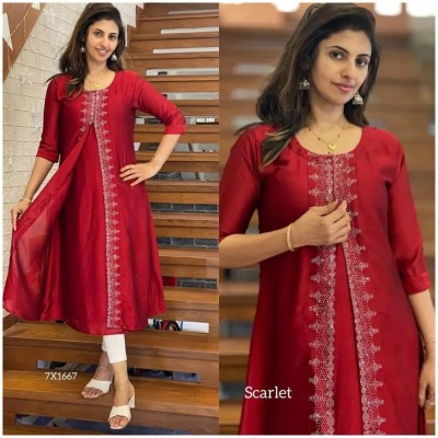 KRUPANIDHI FASHION Women A-line Red Dress