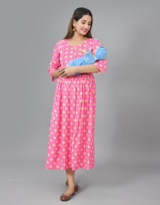 Jaipur Skirt Women Fit and Flare Pink Dress