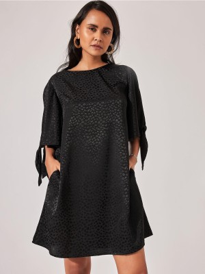 The Label Life Women A-line Black Dress