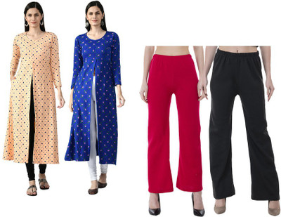 Indistar Women Ethnic Dress Multicolor Midi/Calf Length Dress