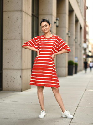 RAPL BHARAT Women T Shirt Multicolor Dress