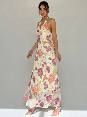 TANDUL Women Bodycon Multicolor Maxi/Full Length Dress