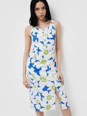 Ginger by Lifestyle Women A-line Blue Dress