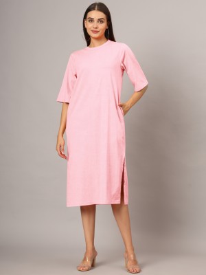 BRINNS Women A-line Pink Dress