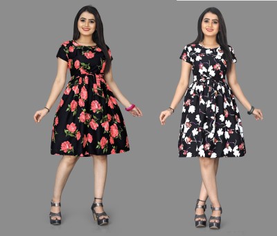 Khushi Fab Women A-line Multicolor Dress