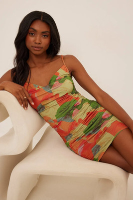 TANDUL Women Bodycon Multicolor Above Knee/Mid Thigh Length Dress