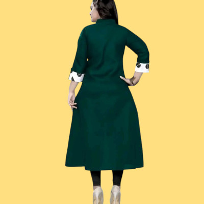 Suhani Fashionmk Women Embroidered Straight Kurta(Multicolor)