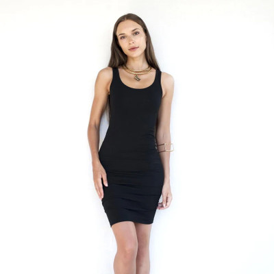 DESIGN PLUS FASHION Women Bodycon Black Above Knee/Mid Thigh Length Dress