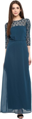 La Zoire Women Maxi Green Dress