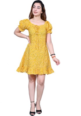 Bowden & Cahill Women A-line Yellow Dress