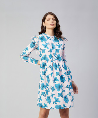 RARE Women A-line Multicolor Knee Length Dress