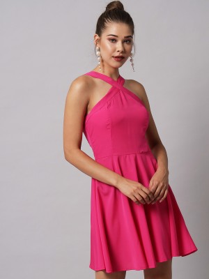 Emeros Women A-line Pink Dress