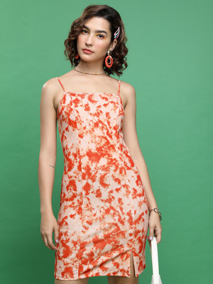 Tokyo Talkies Women Bodycon Multicolor Above Knee/Mid Thigh Length Dress