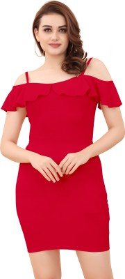 Fedilla Women Bodycon Red Dress