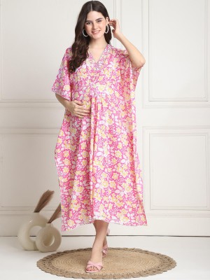 Secret Wish Women Kaftan Pink Dress