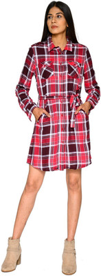 Amadore Women A-line Multicolor Mini/Short Dress