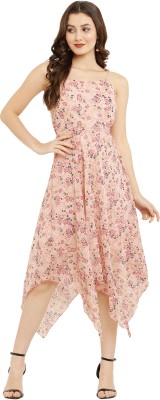 SALONI STYLE Women A-line Pink Dress