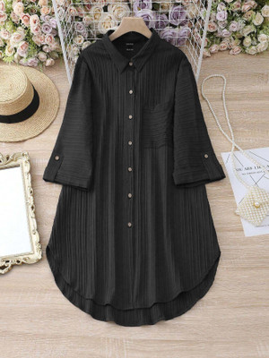 Sheetal Accociates Women Shirt Black Mini/Short Dress