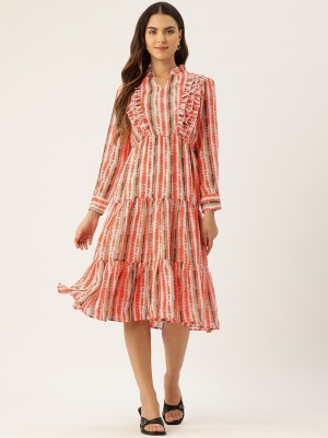 Rue Collection Women A-line Multicolor Dress