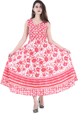 Dream of style Women Maxi Red Midi/Calf Length Dress