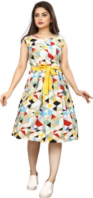 Nilkanth Fashion Women A-line Multicolor Dress