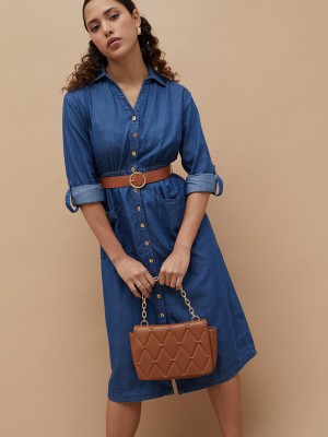 CODE by Lifestyle Women A-line Blue Dress