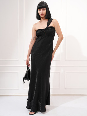 Tokyo Talkies Women Maxi Black Midi/Calf Length Dress